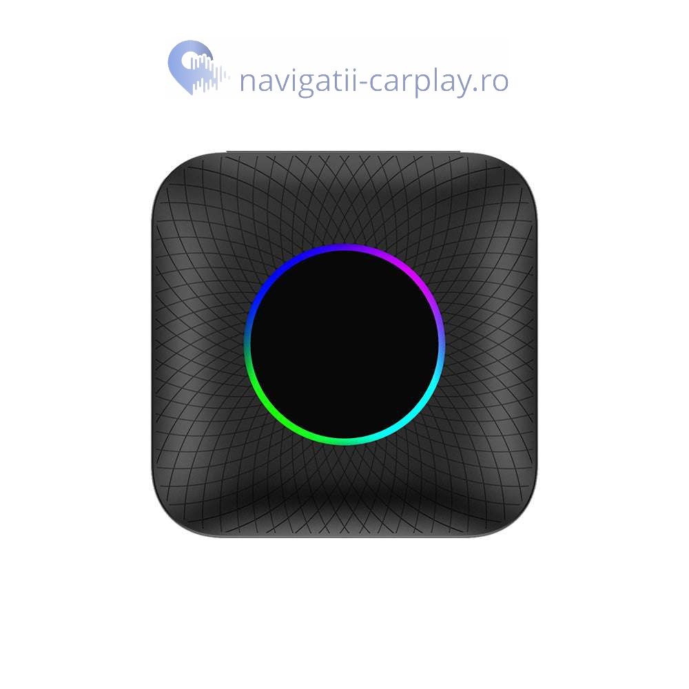 AI BOX Apple Carplay Android Auto wireless si unitate Android 8GB RAM