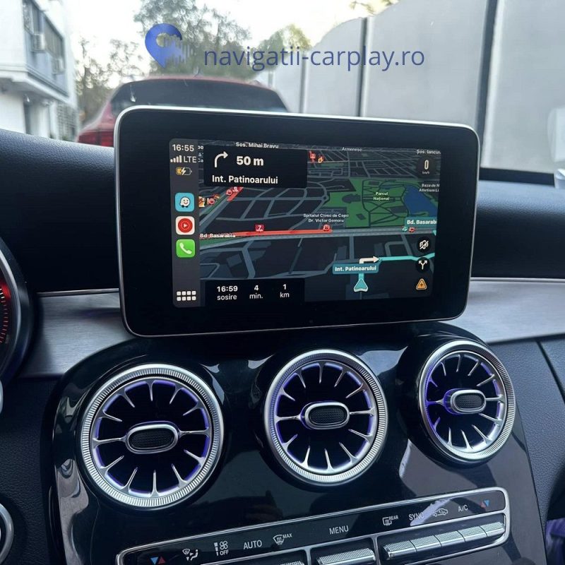 Interfață Apple CarPlay & Android Auto pentru Mercedes Benz cu navigație originală NTG5.0 și 5.1 - imagine 3