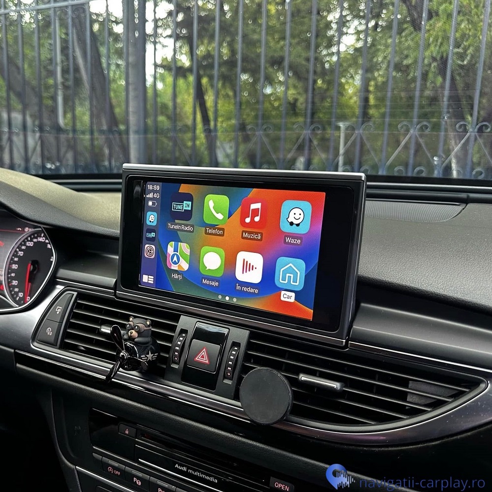 Apple Carplay Android Auto Wireless Audi A6 C7 cu MMI 3G