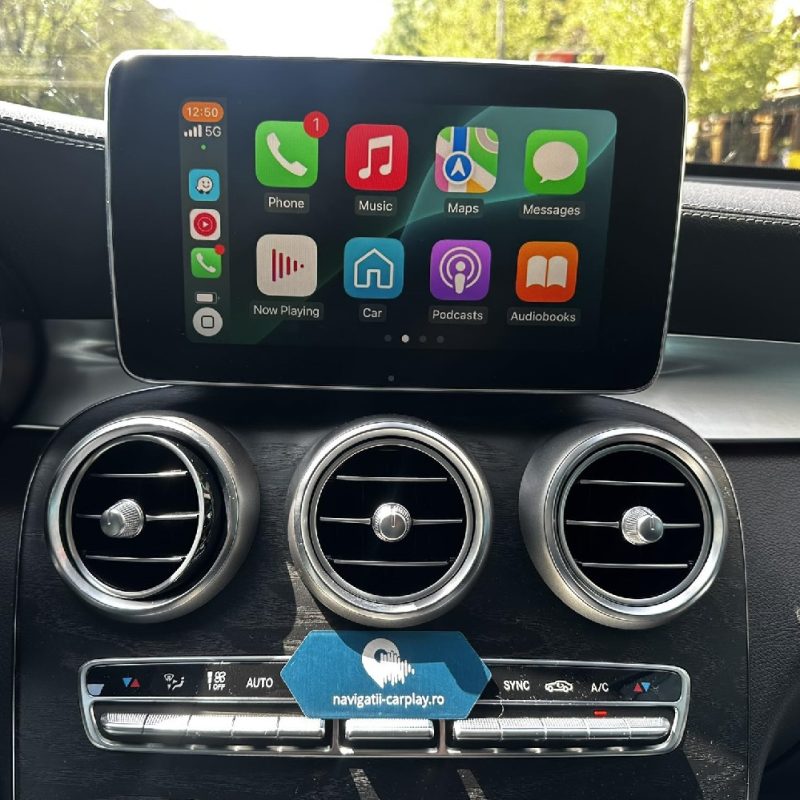Interfață Apple CarPlay & Android Auto pentru Mercedes Benz cu navigație originală NTG5.0 și 5.1