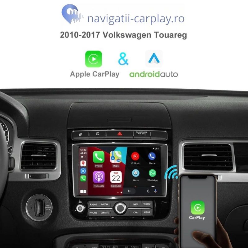 Apple Carplay si Android Auto Volkswagen Touareg