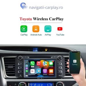 Apple Carplay si Android Auto Wireless pentru Toyota