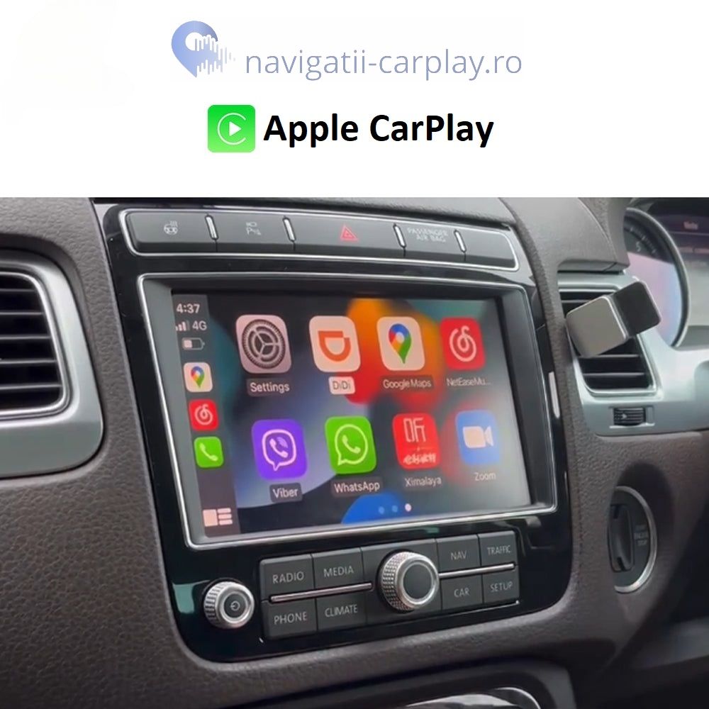 Apple Carplay si Android Auto Volkswagen Touareg