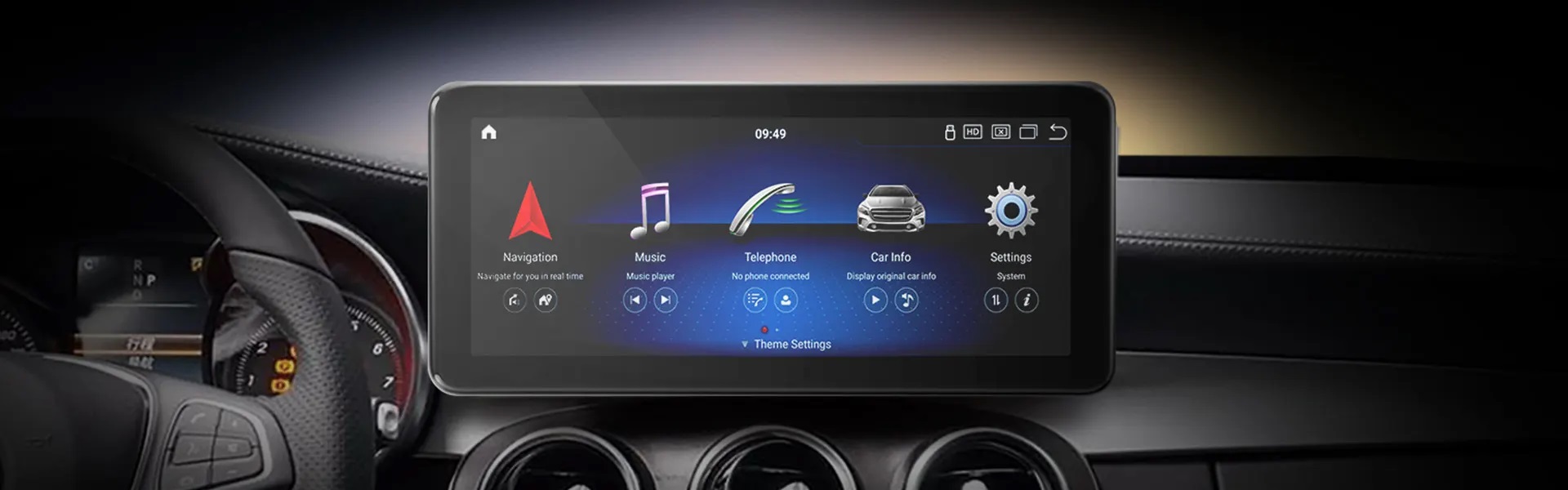 Display Touch Navigație dedicată Android Mercedes-Benz NTG5 A CLA GLA B C GLC V x253 w205