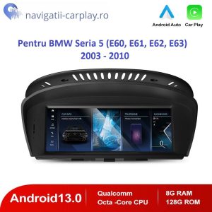Navigatie Android 8GB BMW E60 E90 CCC CIC Wireless Carplay AndroidAuto