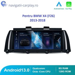 Navigatie Android 8GB RAM Touchscreen BMW X3 X4 F25 F30