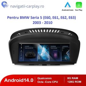 Navigatie-Android-8GB-pentru BMW-E60-E90-CCC-CIC-Wireless-Carplay AndroidAuto