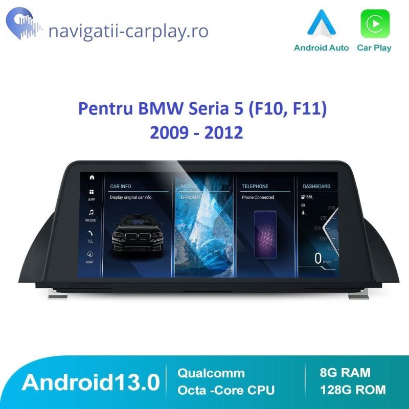 Navigație Android BMW F10 CIC F11 8GB RAM