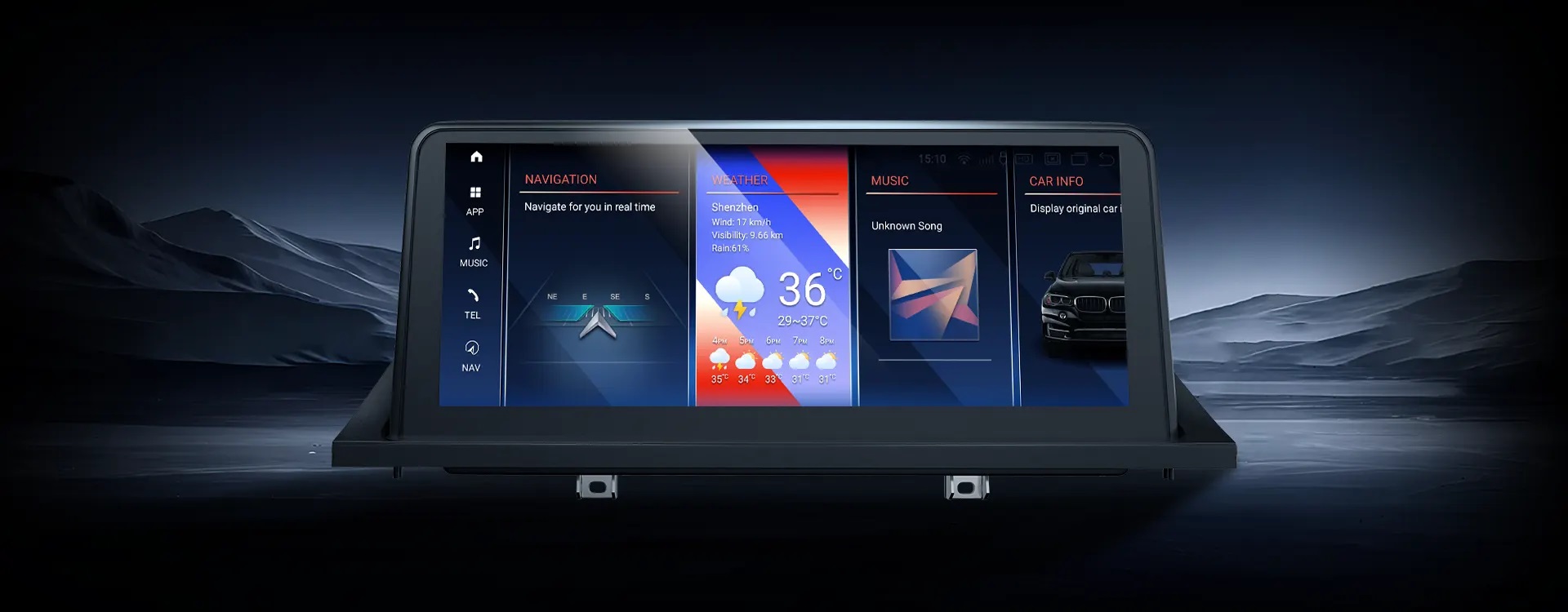 Navigație dedicată Android BMW CIC X5 si X6