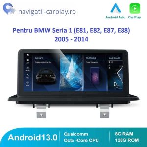Navigație dedicată Android BMW Serie 1 E81, E82, E87, E88