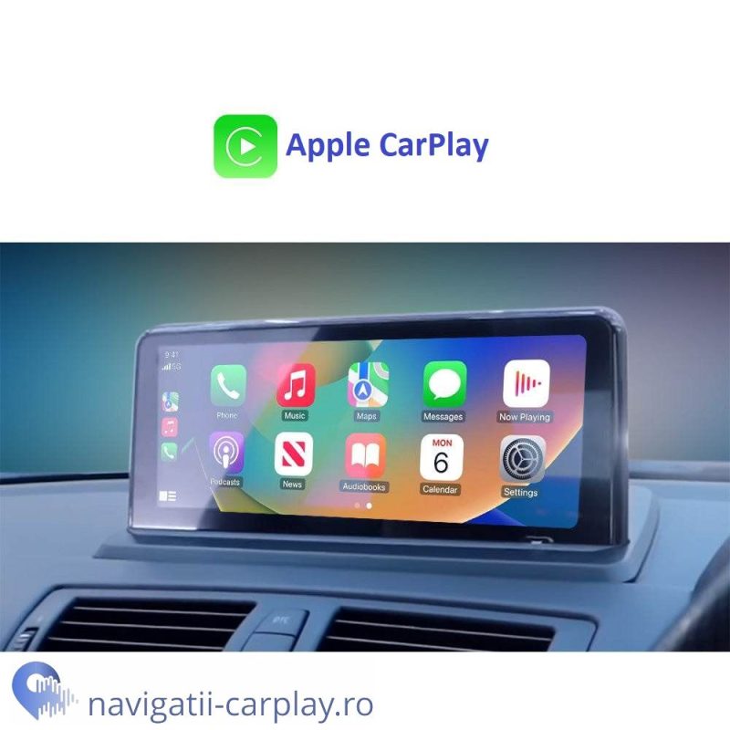 Navigație dedicată Android BMW Serie 1 E81, E82, E87, E88 Apple Carplay