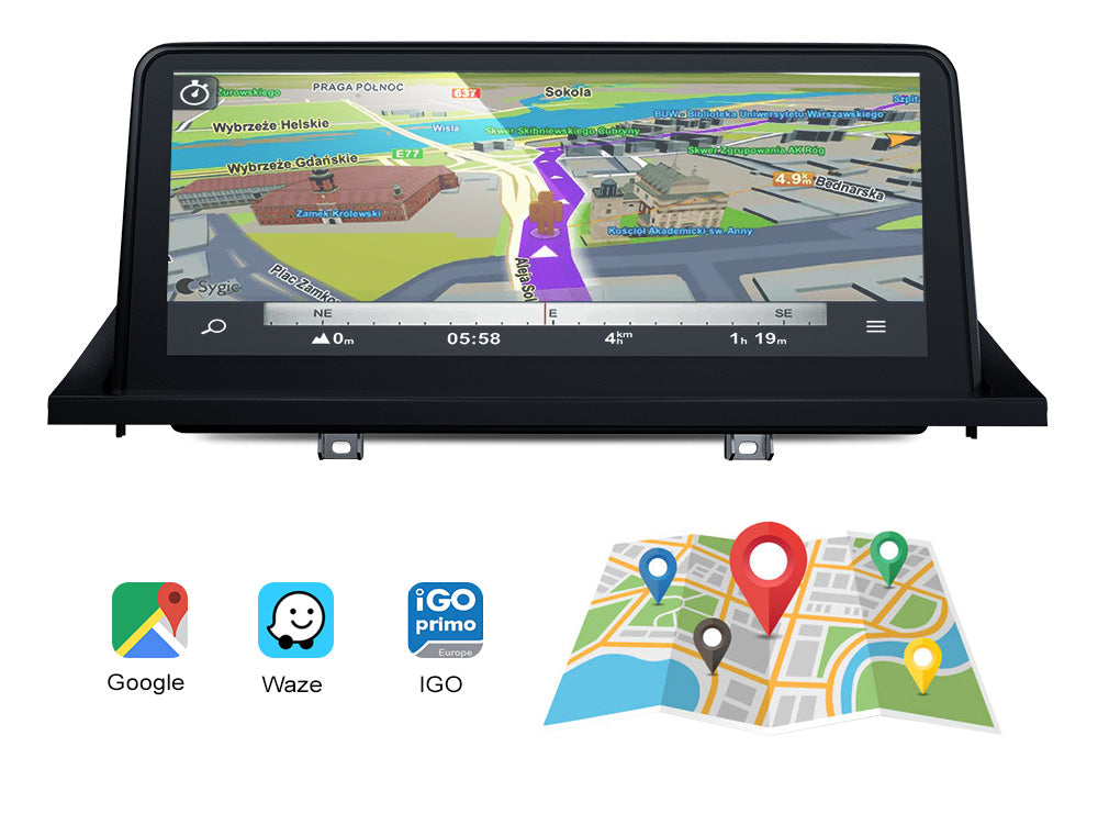 Navigație dedicată Android BMW CIC X5 si X6