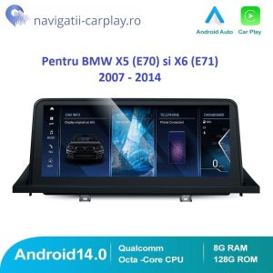 Navigație dedicată Android pentru BMW E70 E71