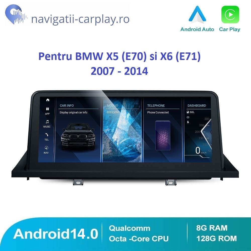 Navigație dedicată Android pentru BMW E70 E71