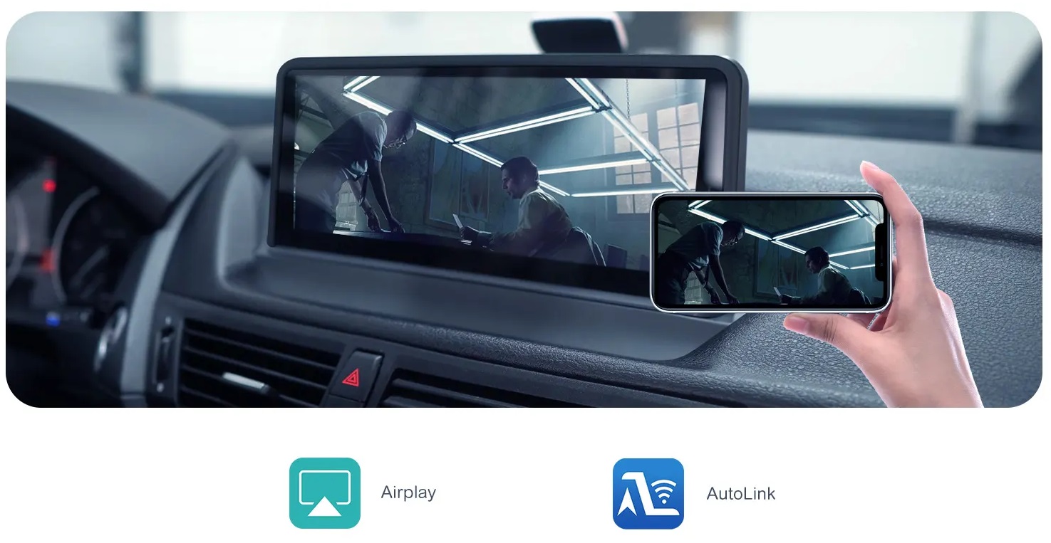 airplay mirror Navigație dedicată Android BMW X1 E84