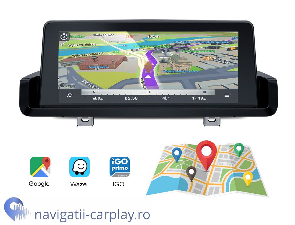 aplicatii Navigație dedicată Android BMW Seria 3 E90 E91 E92 E93 fara ecran