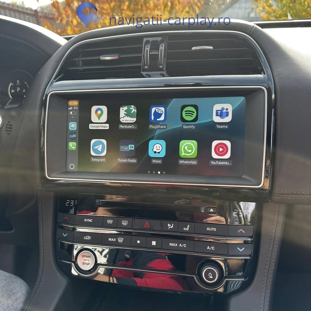 Apple Carplay Android Auto wireless Jaguar si Land Rover