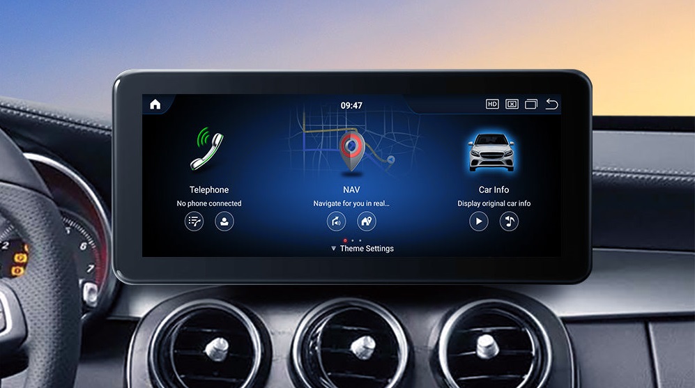 ecran QLED Navigație dedicată Android Mercedes-Benz NTG5 A CLA GLA B C GLC V