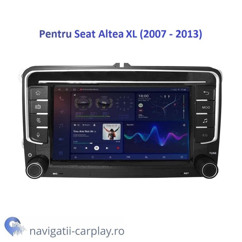 Display Navigație dedicată Android Seat Altea XL 7Inch 6GB RAM