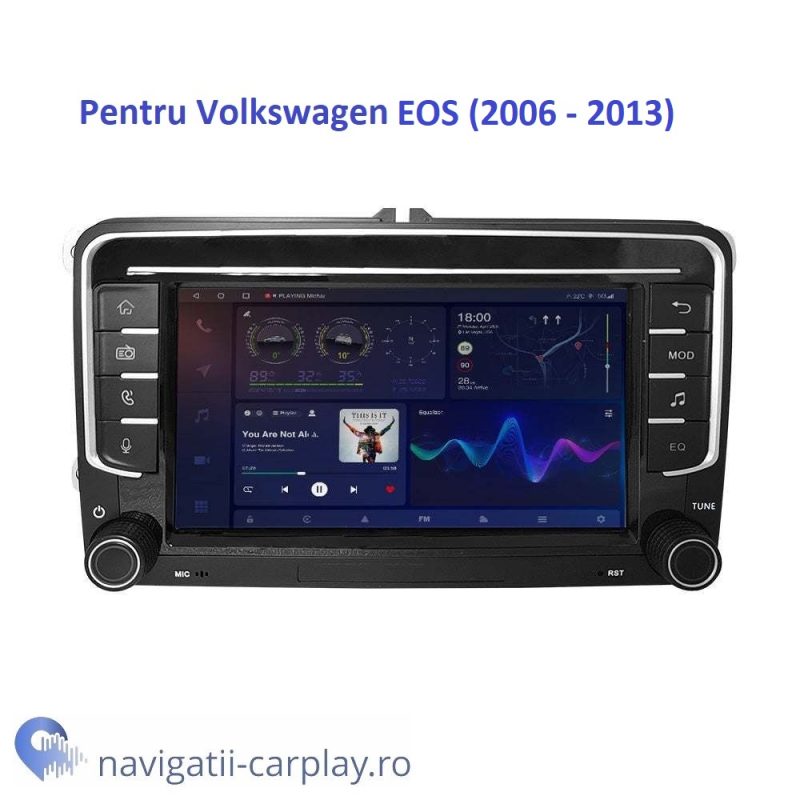 Display Navigație dedicată Android Volkswagen EOS 7Inch 6GB RAM