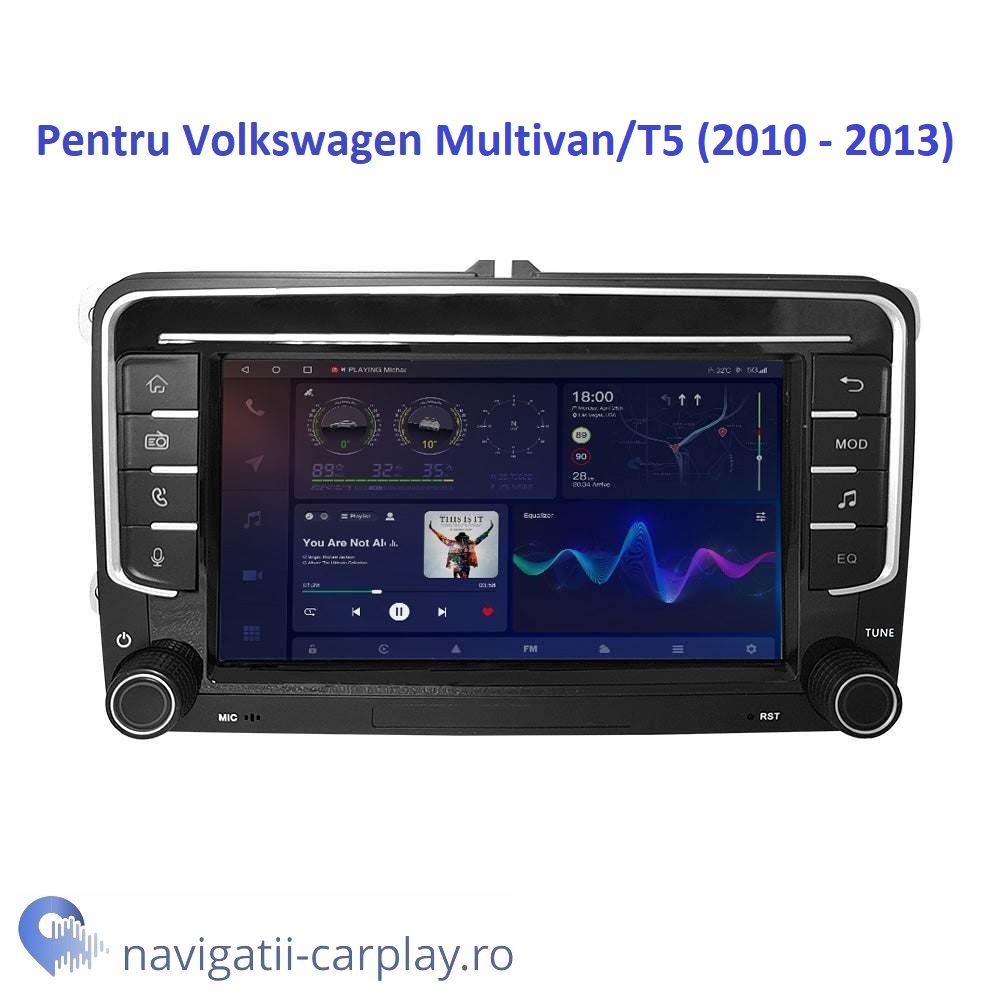 Display Navigație dedicată Android Volkswagen Multivan 7Inch 6GB RAM