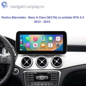 Ecran dedicat cu Apple CarPlay și Android Auto Wireless pentru Mercedes Benz A Class cu unitate NTG 4.5
