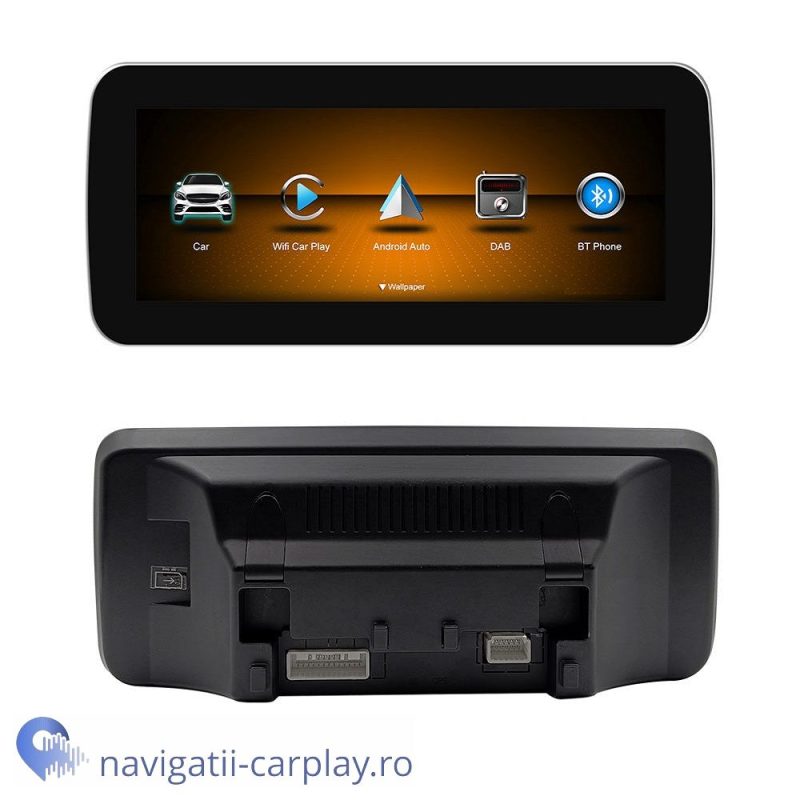 imagine Ecran dedicat cu Apple CarPlay și Android Auto Wireless pentru Mercedes-Benz A, B, CLA, GLA, C, CLS, GLC, S, E cu unitate NTG 5
