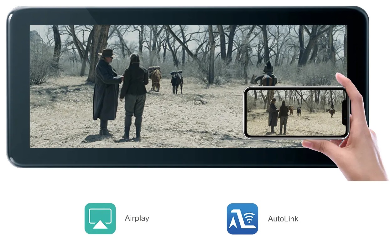 mirrorlink Ecran dedicat Apple CarPlay Android Auto Mercedes-Benz A, B, CLA, GLA, C, CLS, ML, G, S, E cu unitate NTG 4.5