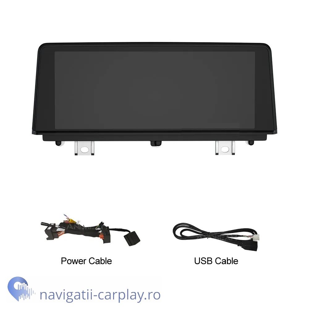 Cablaj Ecran dedicat cu Apple CarPlay și Android Auto Wireless pentru BMW F20 F21 F22 F23 cu unitate CIC NBT sau EVO
