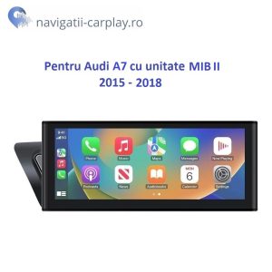 Ecran dedicat cu Apple CarPlay și Android Auto Wireless pentru Audi A7 MIB II