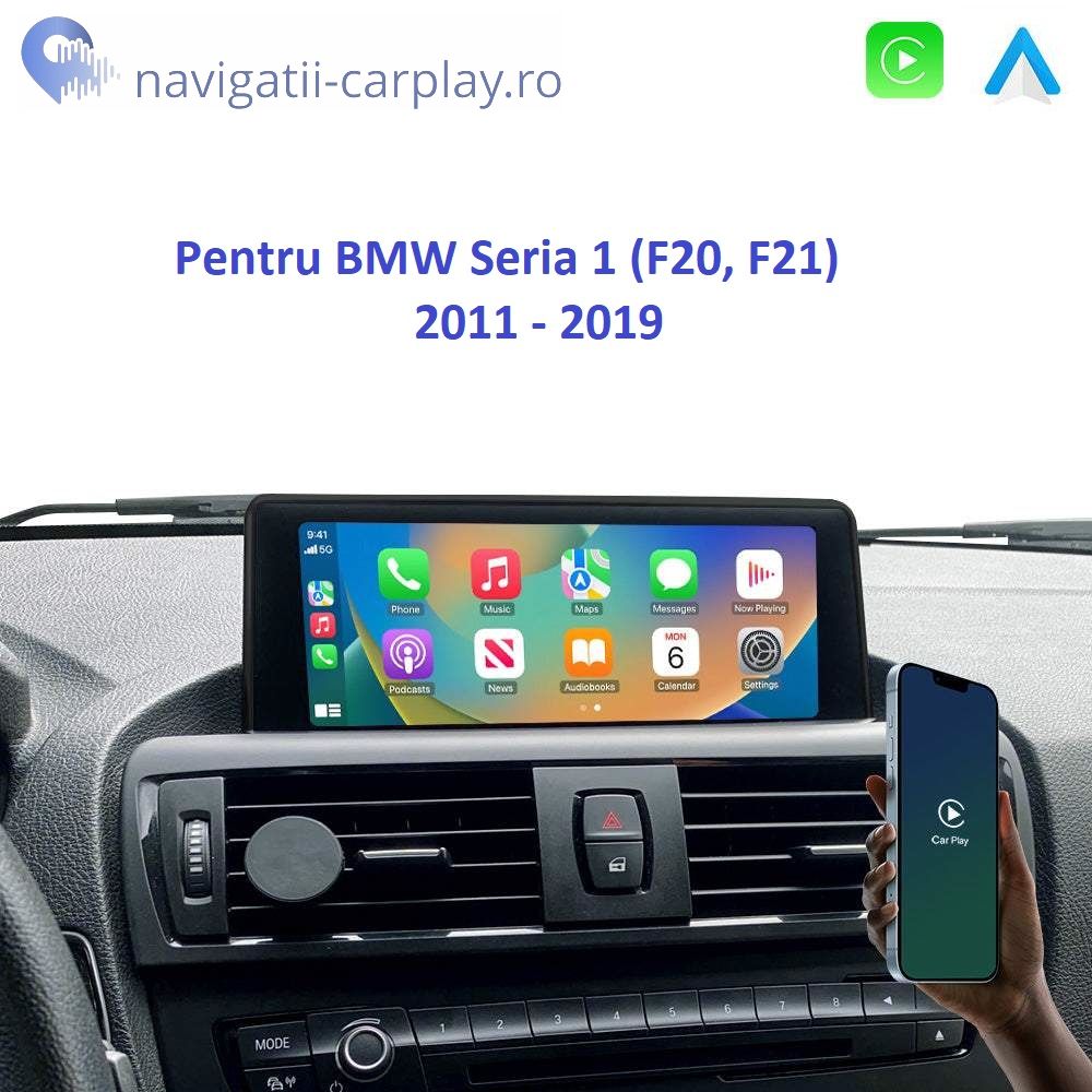 Ecran dedicat cu Apple CarPlay și Android Auto Wireless pentru BMW F20 F21 cu unitate CIC NBT sau EVO