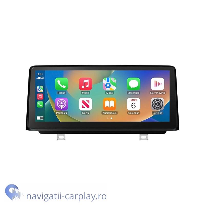 Ecran dedicat cu Apple CarPlay și Android Auto Wireless pentru BMW F30 F31 F34 cu unitate CIC NBT, EVO