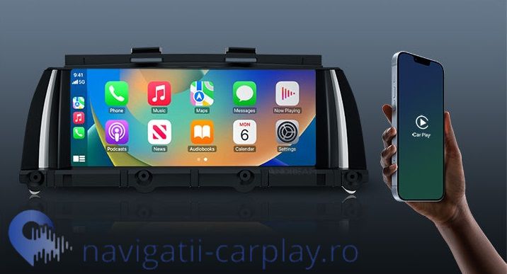 Ecran dedicat cu Apple CarPlay și Android Auto Wireless pentru BMW cu unitate CIC si NBT F10 F11
