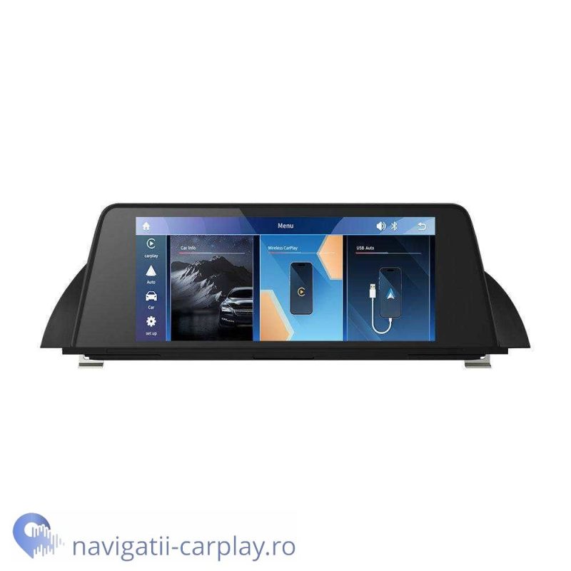 Ecran tableta dedicat cu Apple CarPlay și Android Auto Wireless pentru BMW cu unitate CIC si NBT
