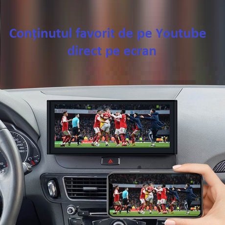 airplay mirror Ecran dedicat cu Apple CarPlay și Android Auto Wireless pentru Audi A1 A3 Q3 A4 A5 A6 A7 Q5