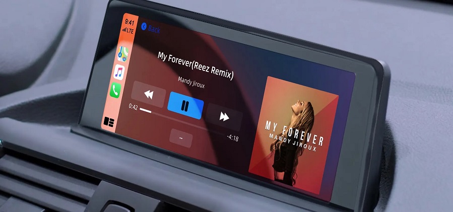 audio Ecran dedicat cu Apple CarPlay și Android Auto Wireless pentru BMW F20 F21 F22 F23 cu unitate CIC NBT sau EVO