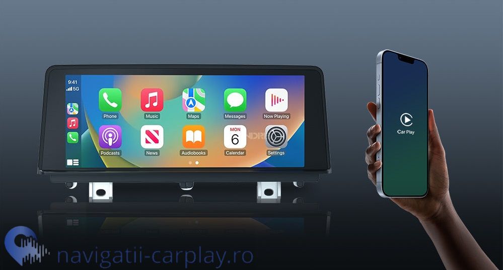 banner Ecran dedicat cu Apple CarPlay și Android Auto Wireless pentru BMW F20 F21 cu unitate CIC NBT sau EVO