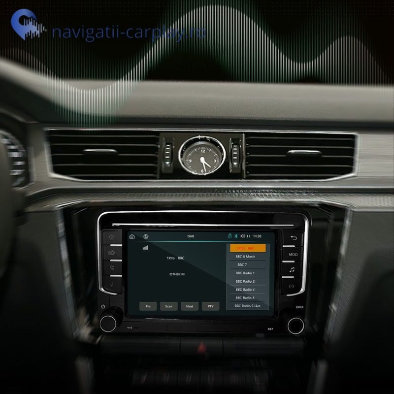 image Ecran dedicat 7inch cu Apple CarPlay și Android Auto Wireless pentru Volkswagen Skoda Seat