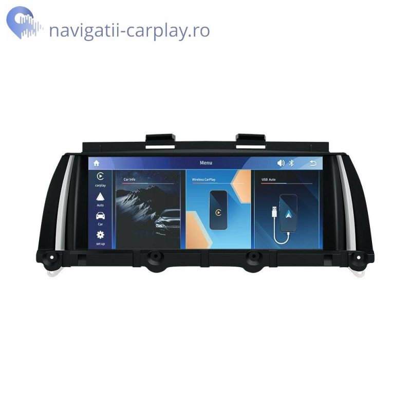 image Ecran dedicat cu Apple CarPlay și Android Auto Wireless pentru BMW X3 F25 si X4 F26 cu unitate CIC sau NBT