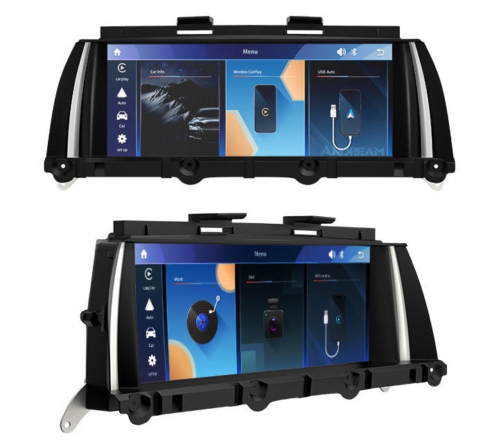 imagine Ecran dedicat cu Apple CarPlay și Android Auto Wireless pentru BMW cu unitate CIC si NBT F10 F11