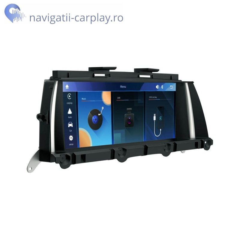 meniu Ecran dedicat cu Apple CarPlay și Android Auto Wireless pentru BMW X3 F25 si X4 F26 cu unitate CIC sau NBT